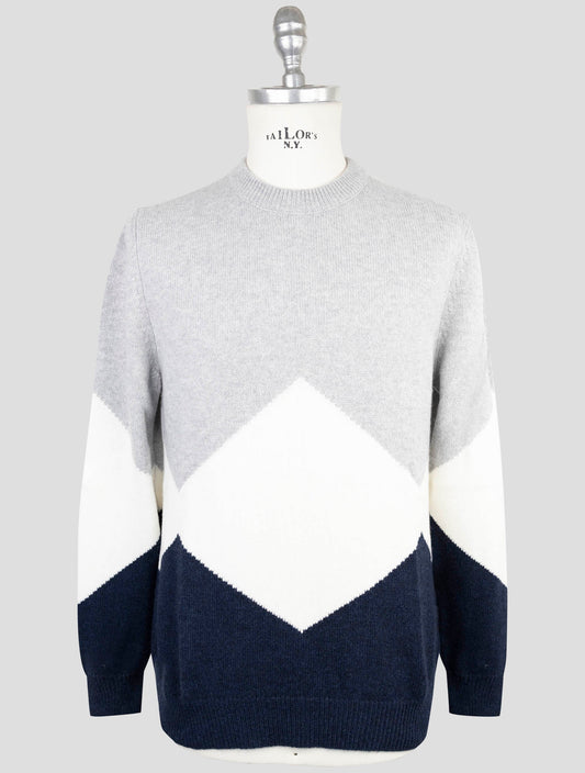 Kiton Multicolor Cashmere Sweater Crewneck
