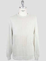 Kiton Gray Cotton Sweater Crewneck
