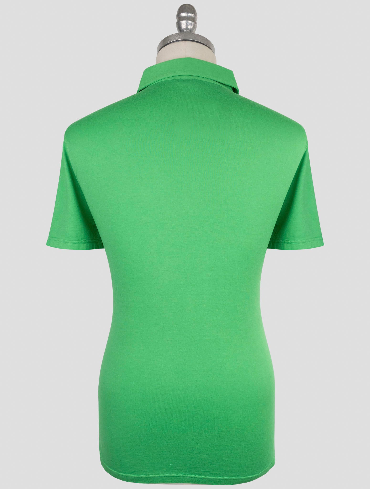 Kiton Green Cotton Cashmere Polo