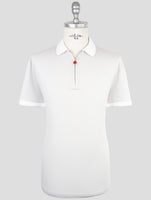 Kiton Gray Cotton Polo Half Zip