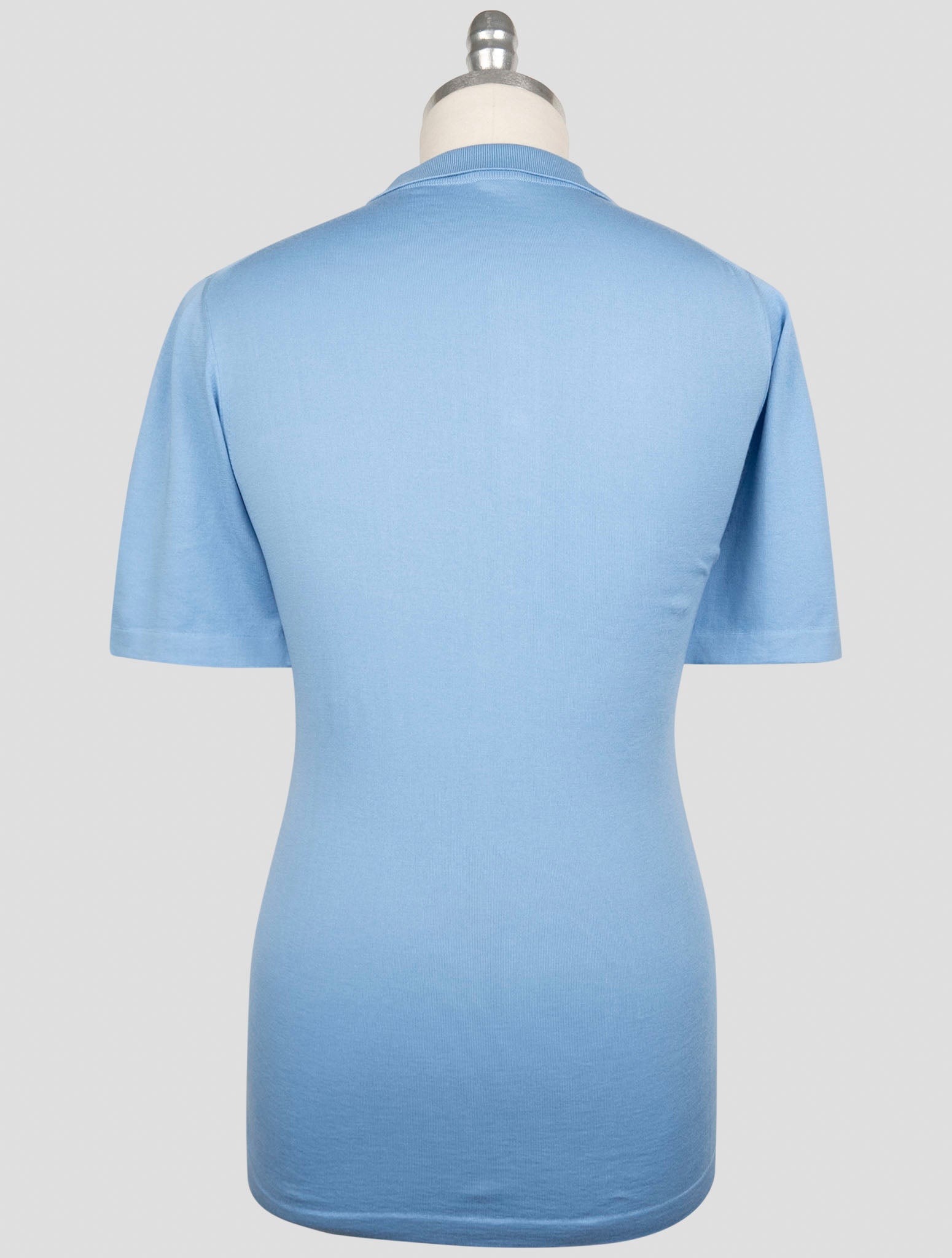 Kiton Light blue Cotton Polo