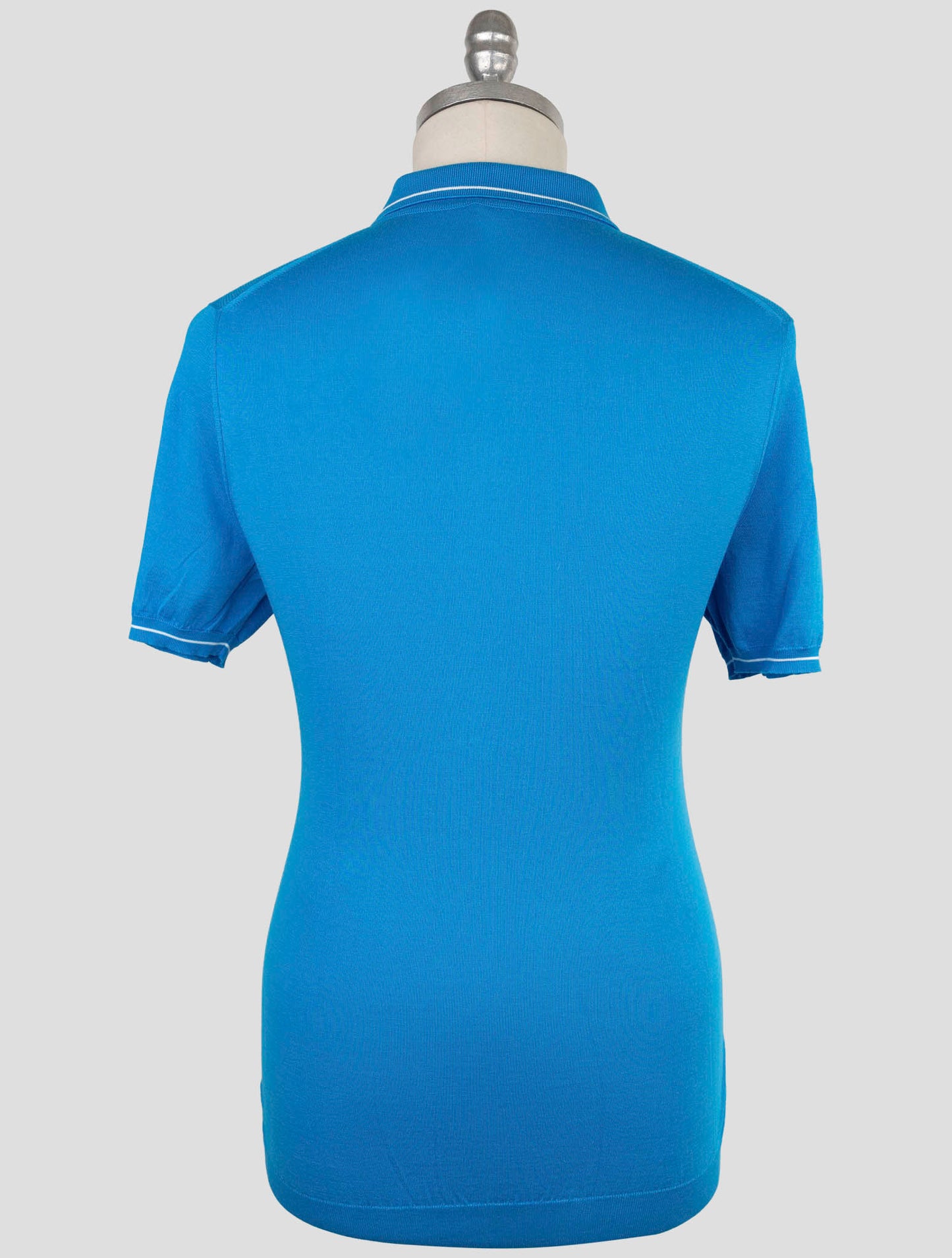 Kiton blue Cotton Polo