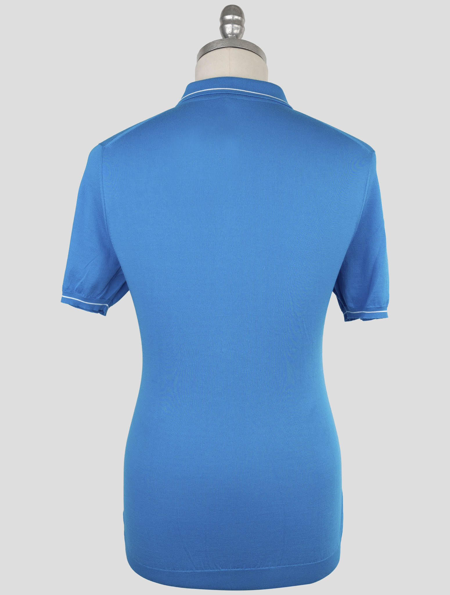 Kiton blue Cotton Polo
