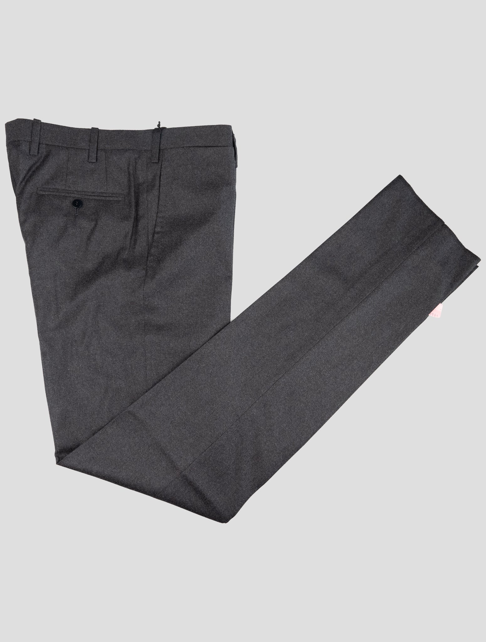 Kiton Gray Wool Dress Pants
