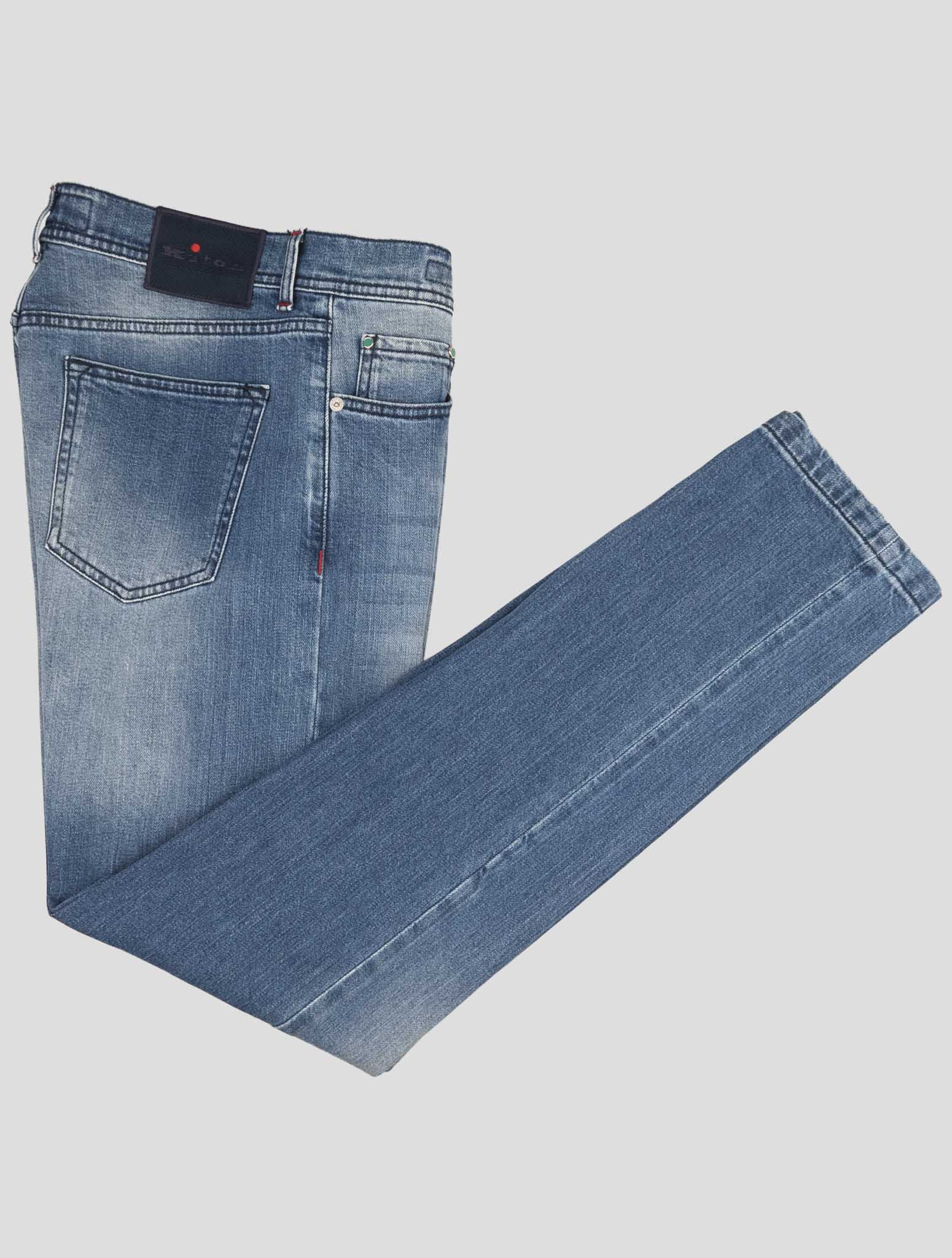 Kiton Denim Cotton Ea Jeans