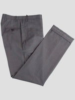 Kiton Gray Wool Dress Pants
