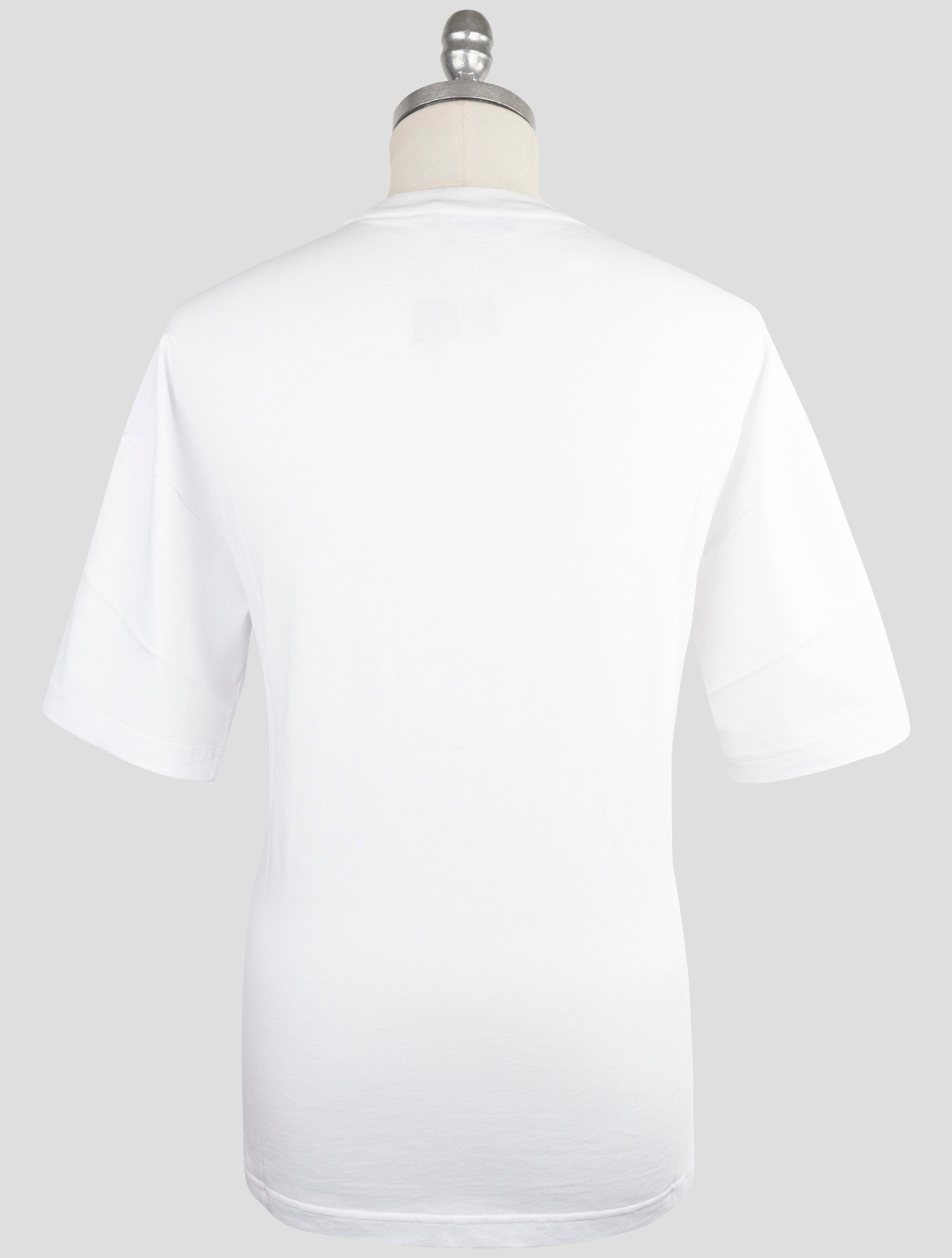 Kiton Knt White Cotton T-Shirt