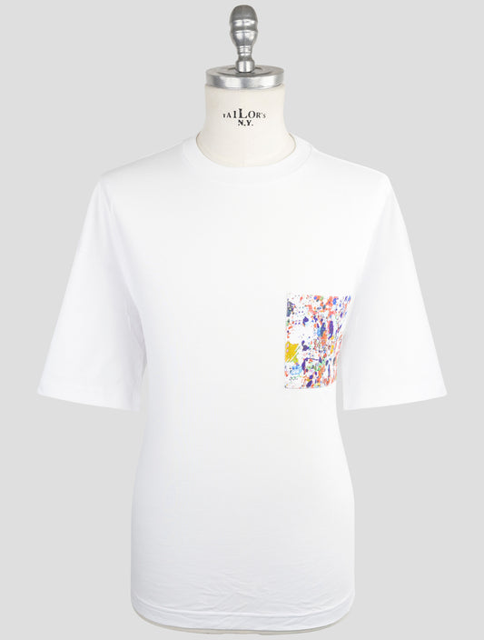 Kiton Knt White Cotton T-Shirt