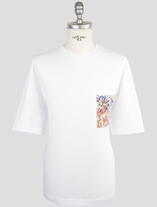 Kiton Knt White Cotton T-Shirt