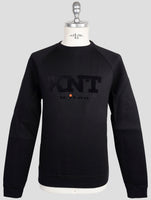 Kiton Knt Black Viscose Ea Sweater Crewneck
