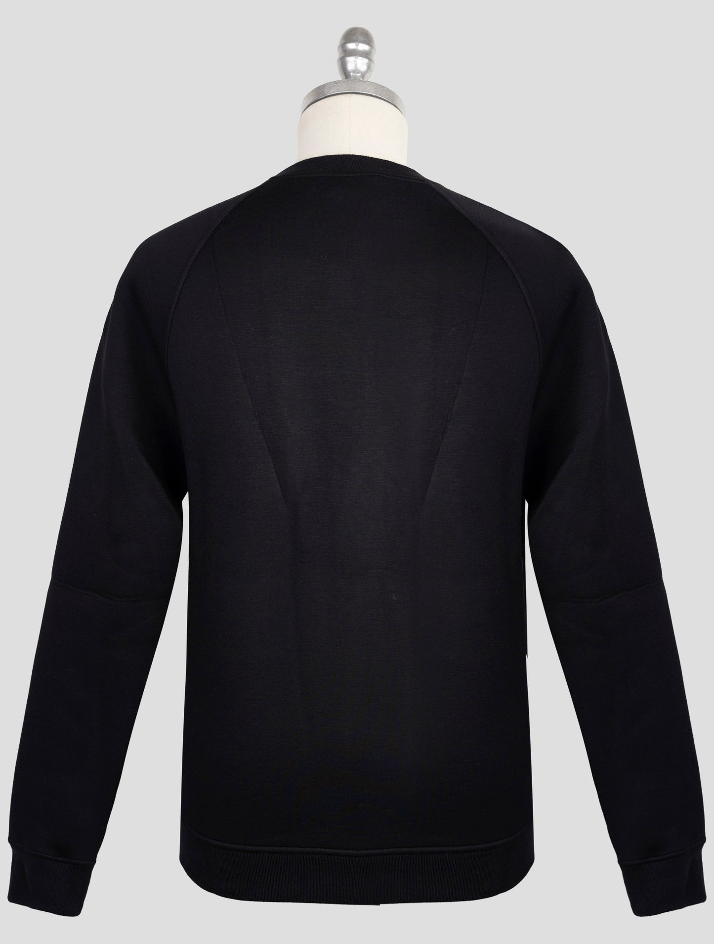 Kiton Knt Black Viscose Ea Sweater Crewneck
