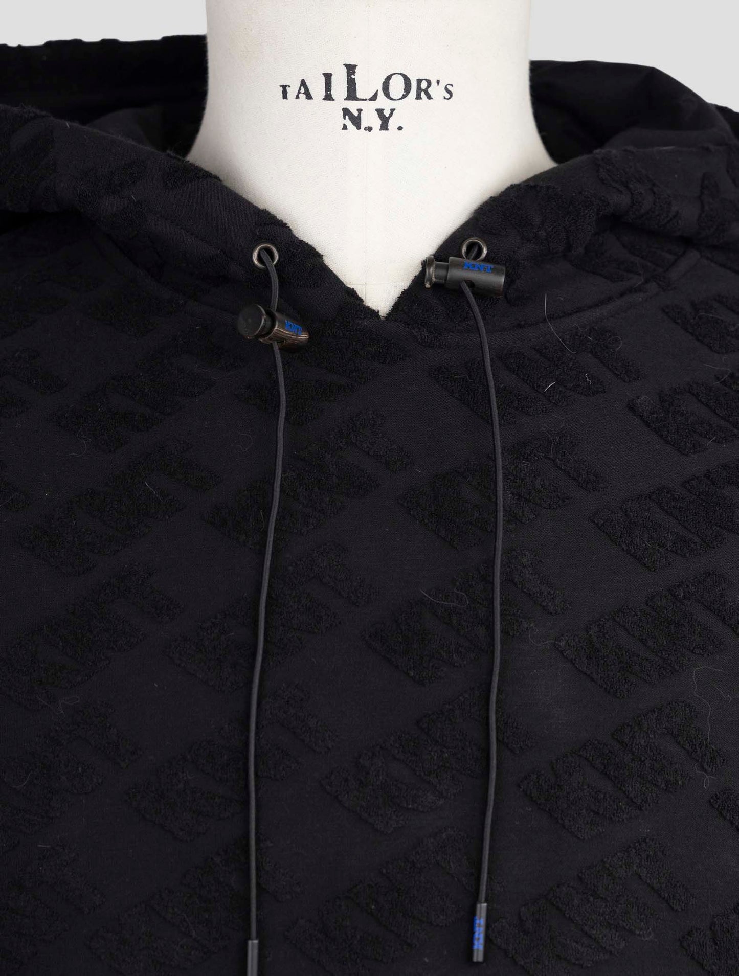 Kiton Knt Blue Cotton Pa Sweater Hoodie