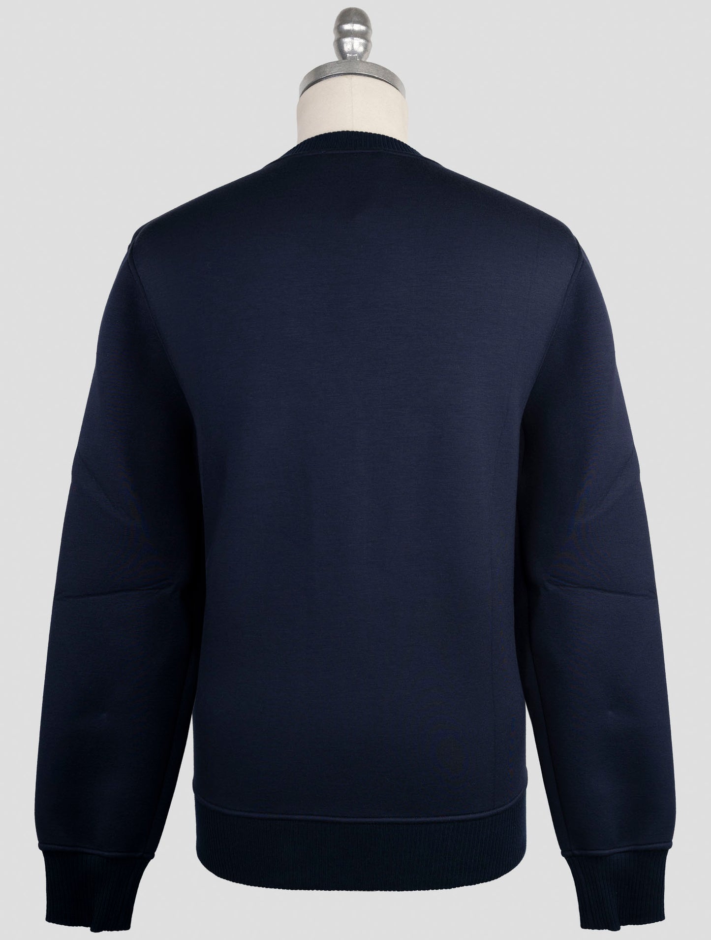 Kiton Knt Blue Viscose Ea Sweater Crewneck