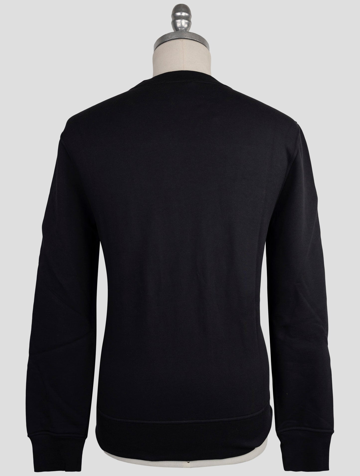 Kiton Knt Blue Cotton Sweater Crewneck
