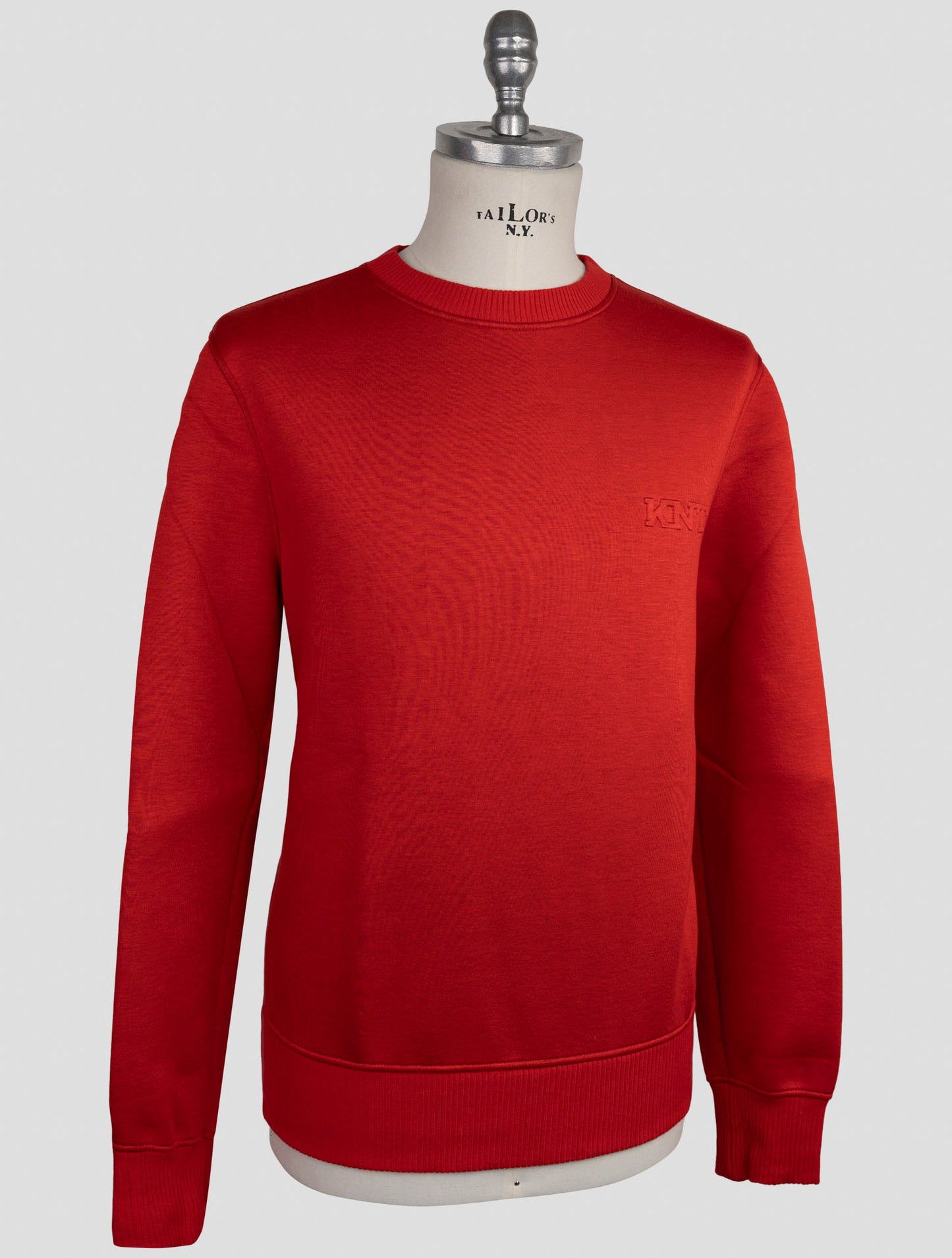 Kiton Knt Red Viscose Ea Sweater Crewneck