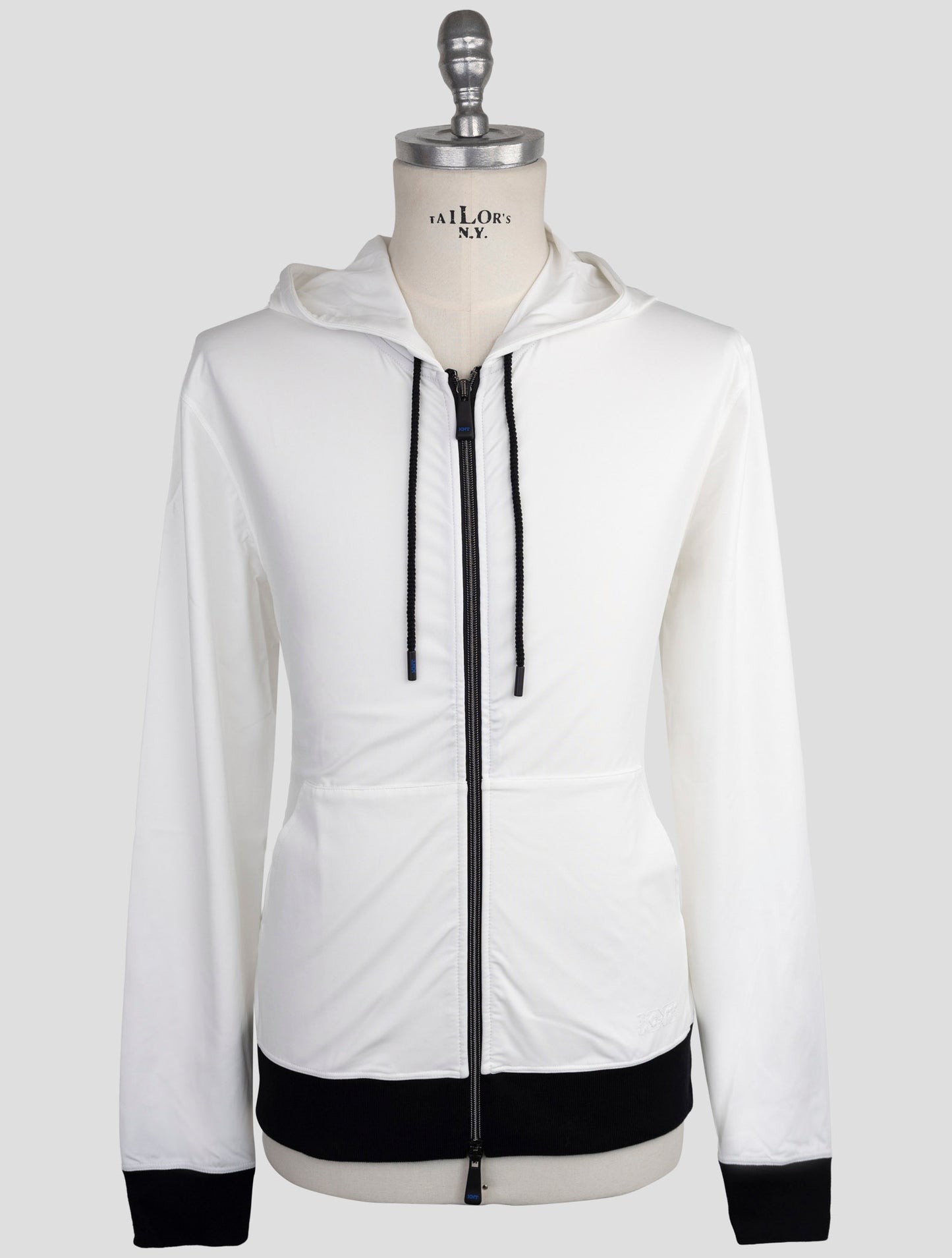 Kiton Knt White Pa Ea Sweater Full Zip