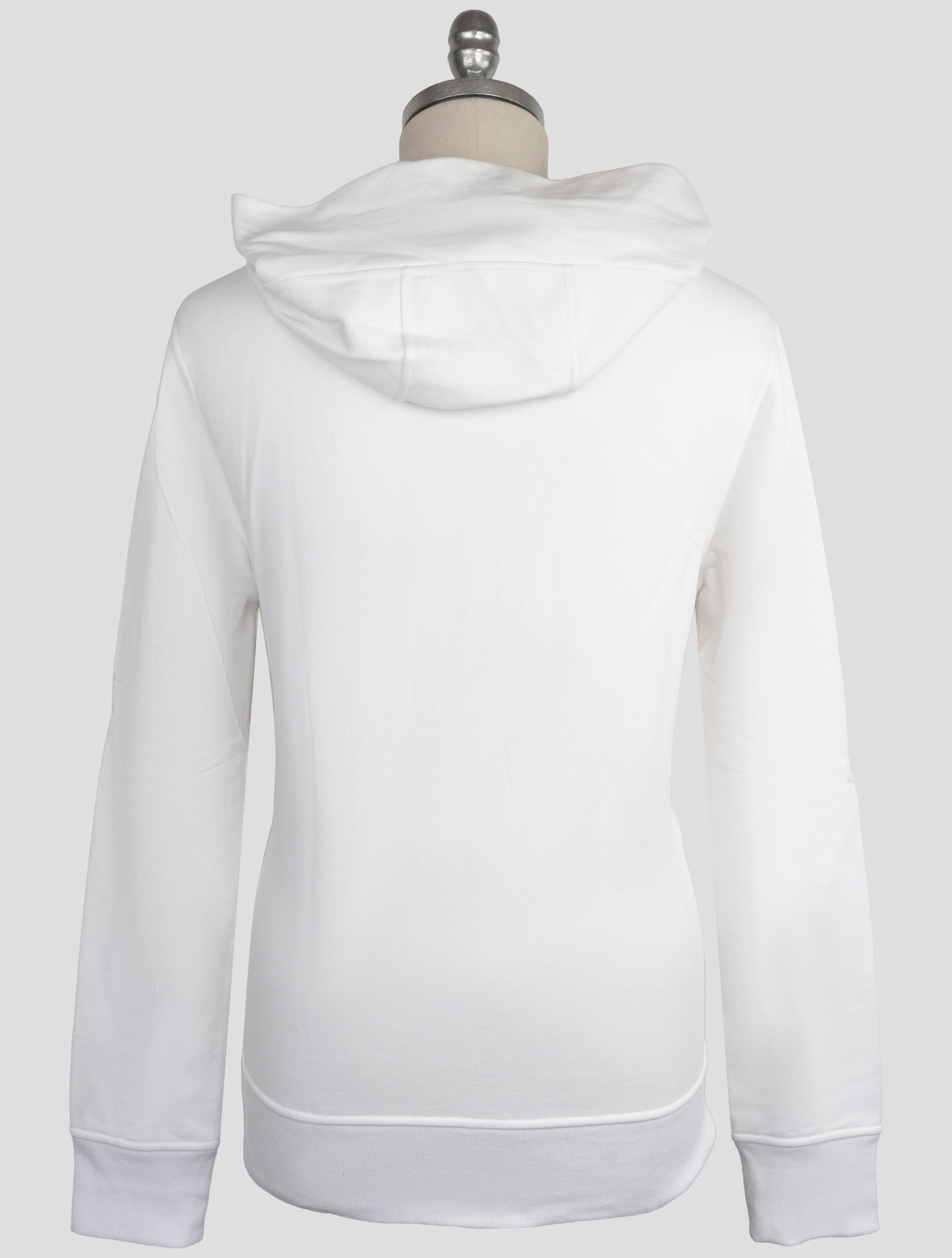 Kiton Knt White Cotton Sweater Full Zip