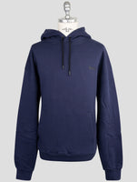 Kiton Knt Blue Cotton Sweater Hoodie