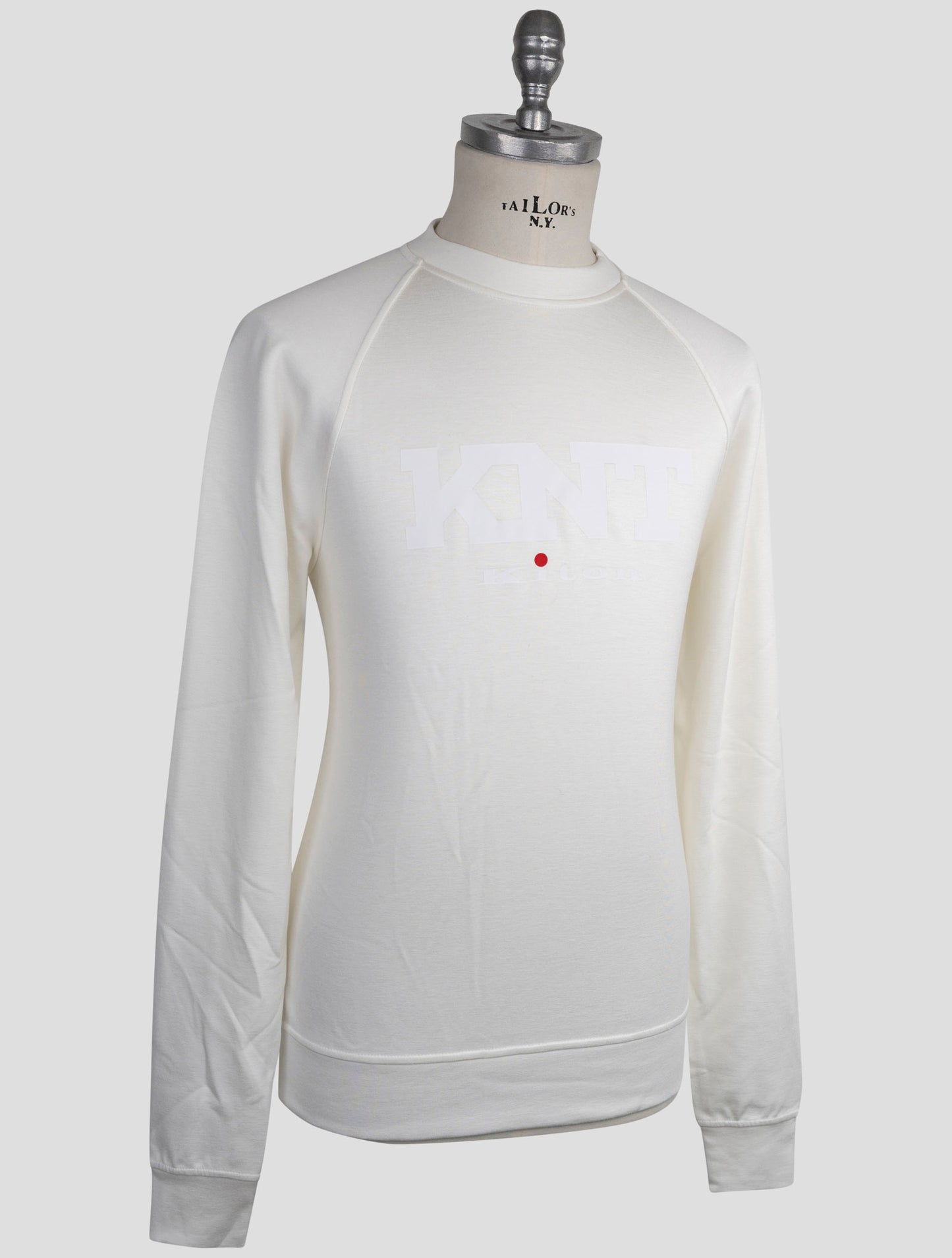 Kiton Knt White Viscose Ea Sweater Crewneck
