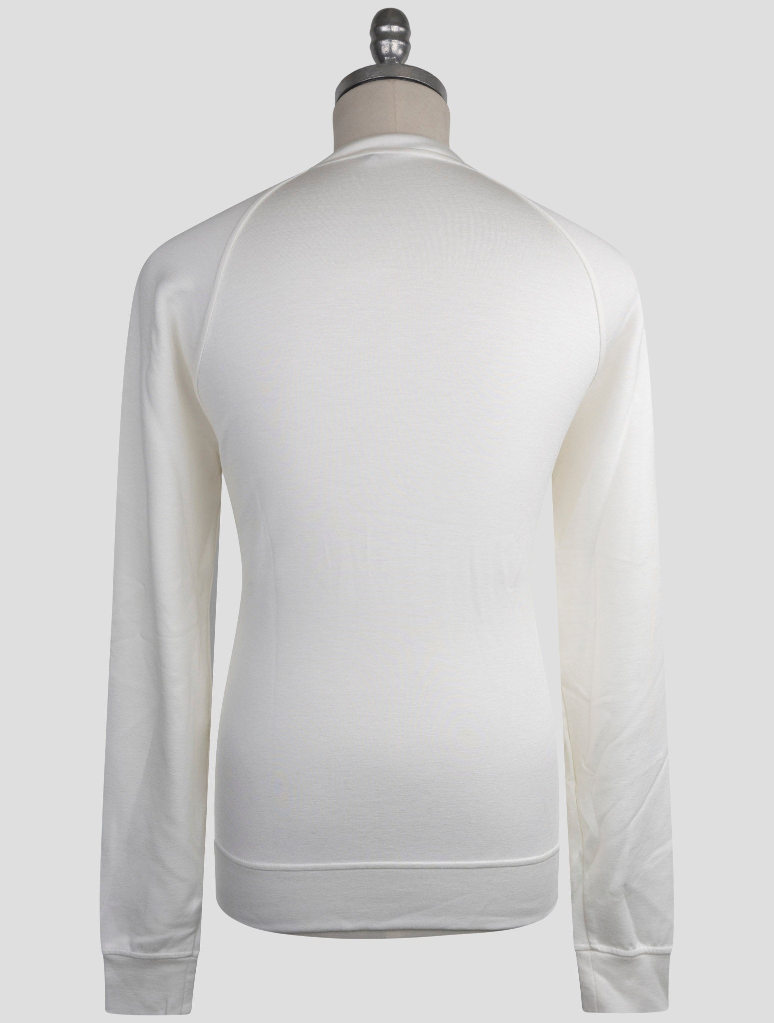 Kiton Knt White Viscose Ea Sweater Crewneck