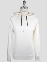Kiton Knt White Viscose Ea Sweater Hoodie