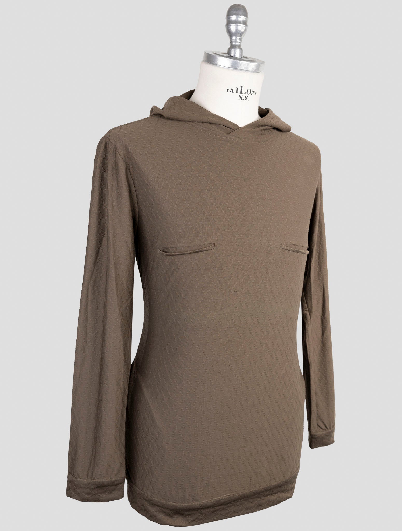 Kiton Knt Brown Pa Ea Sweater Hoodie