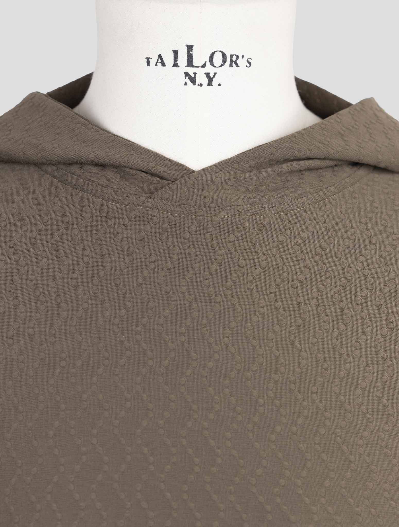 Kiton Knt Brown Pa Ea Sweater Hoodie