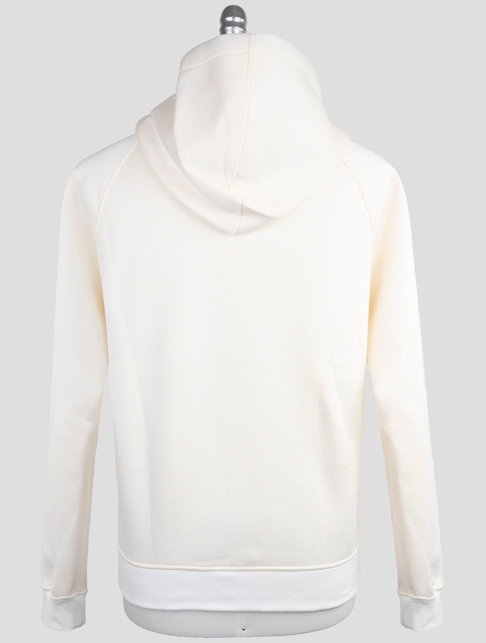 Kiton Knt White Viscose Ea Sweater Hoodie
