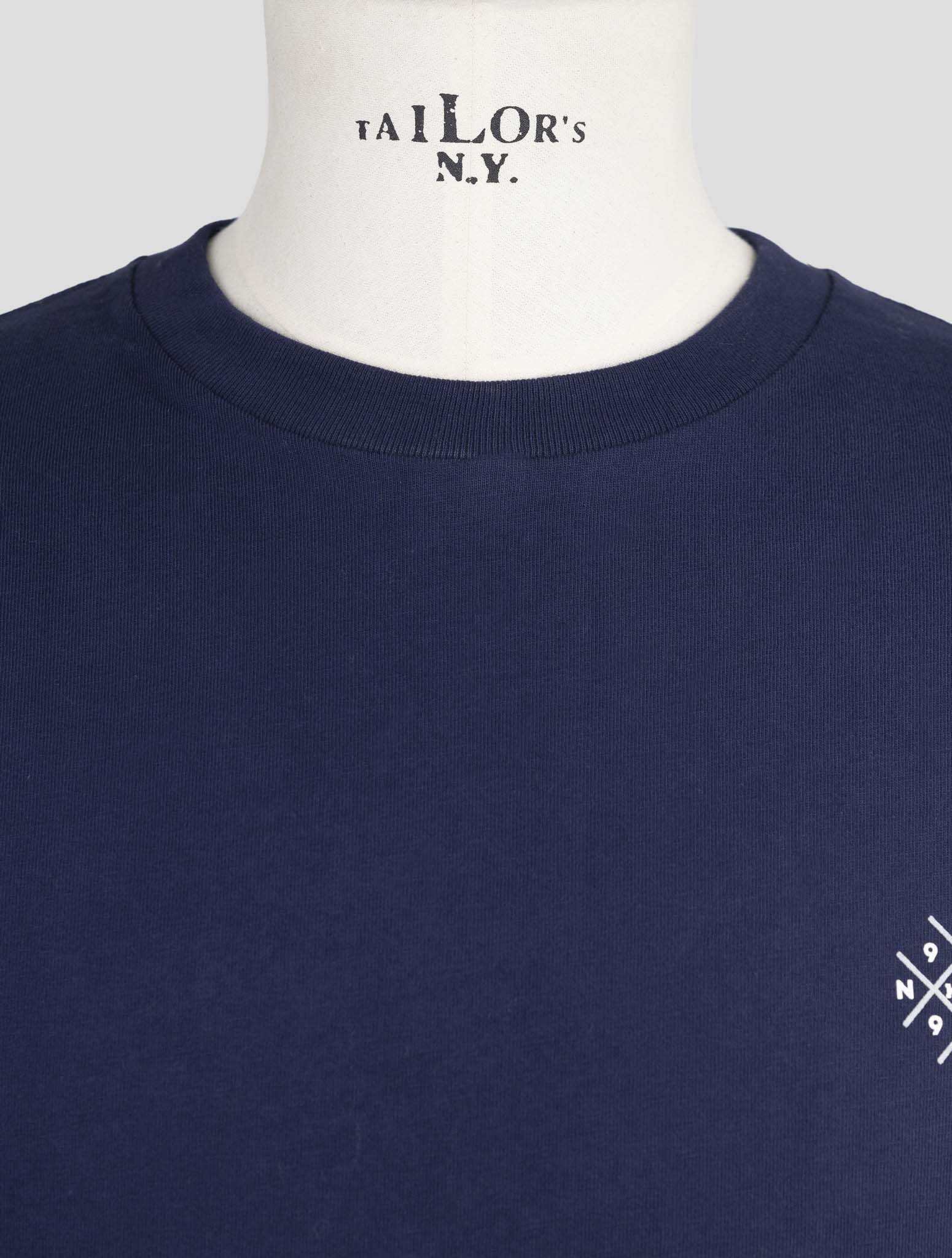 Kiton Knt Blue Cotton T-Shirt