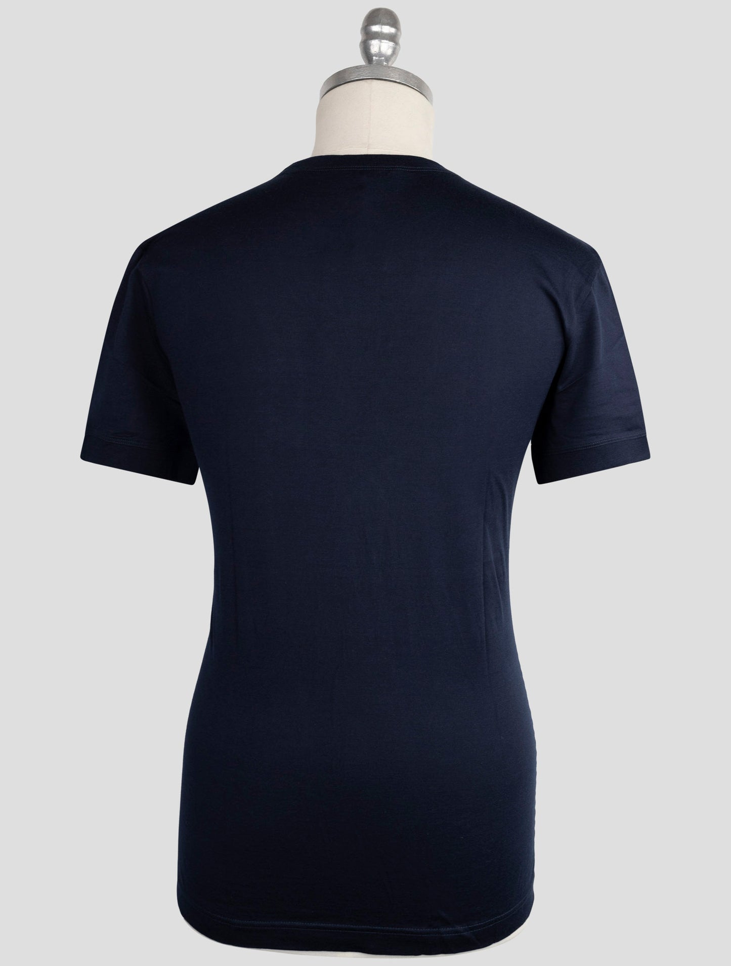Kiton Knt Blue Cotton T-Shirt