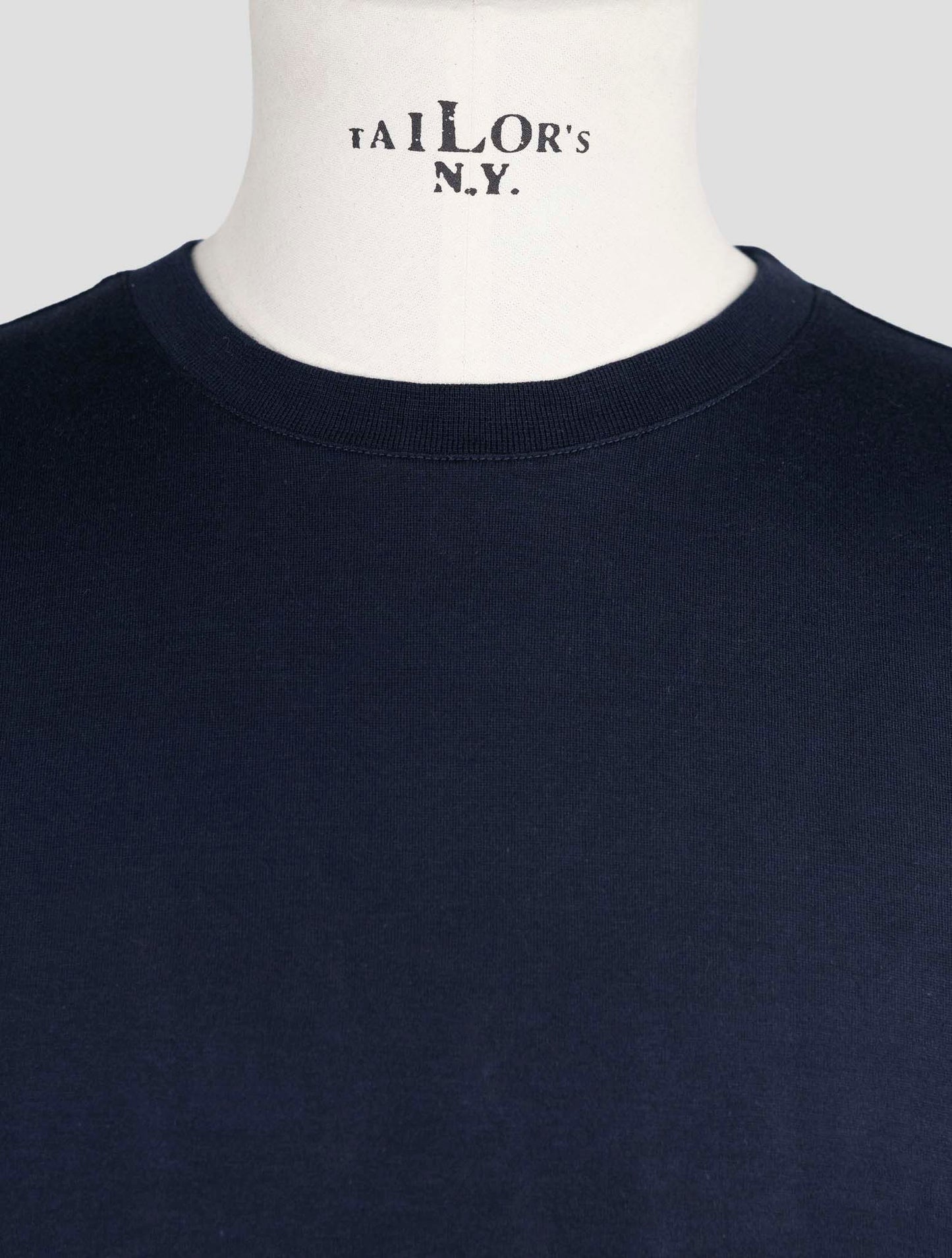 Kiton Knt Blue Cotton T-Shirt