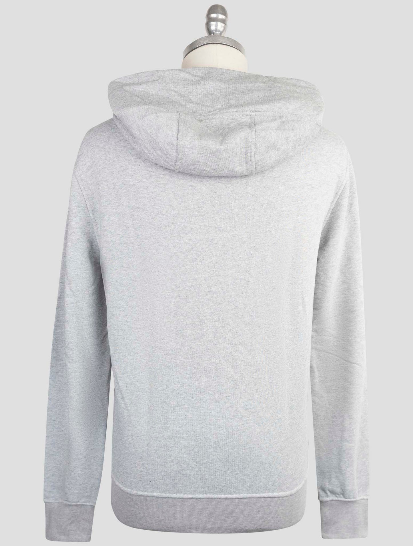 Kiton Knt Gray Cotton Sweater Full Zip