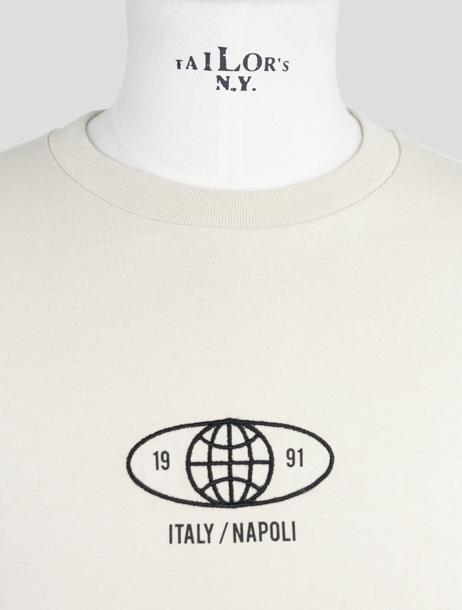 Kiton Knt Beige Cotton T-Shirt