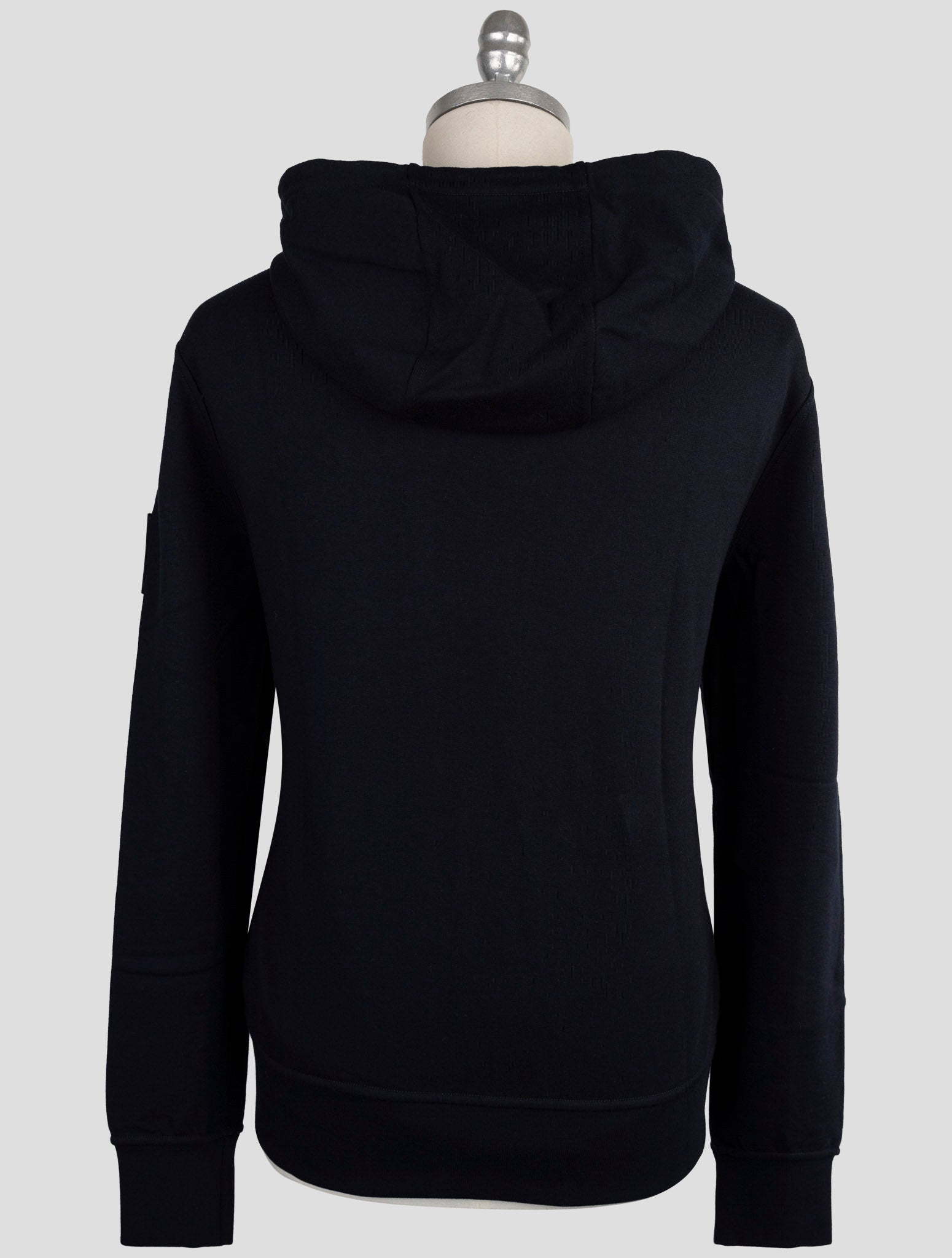 Kiton Knt Blue Red Cotton Sweater Hoodie