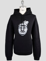 Kiton Knt Black Cotton Sweater Hoodie