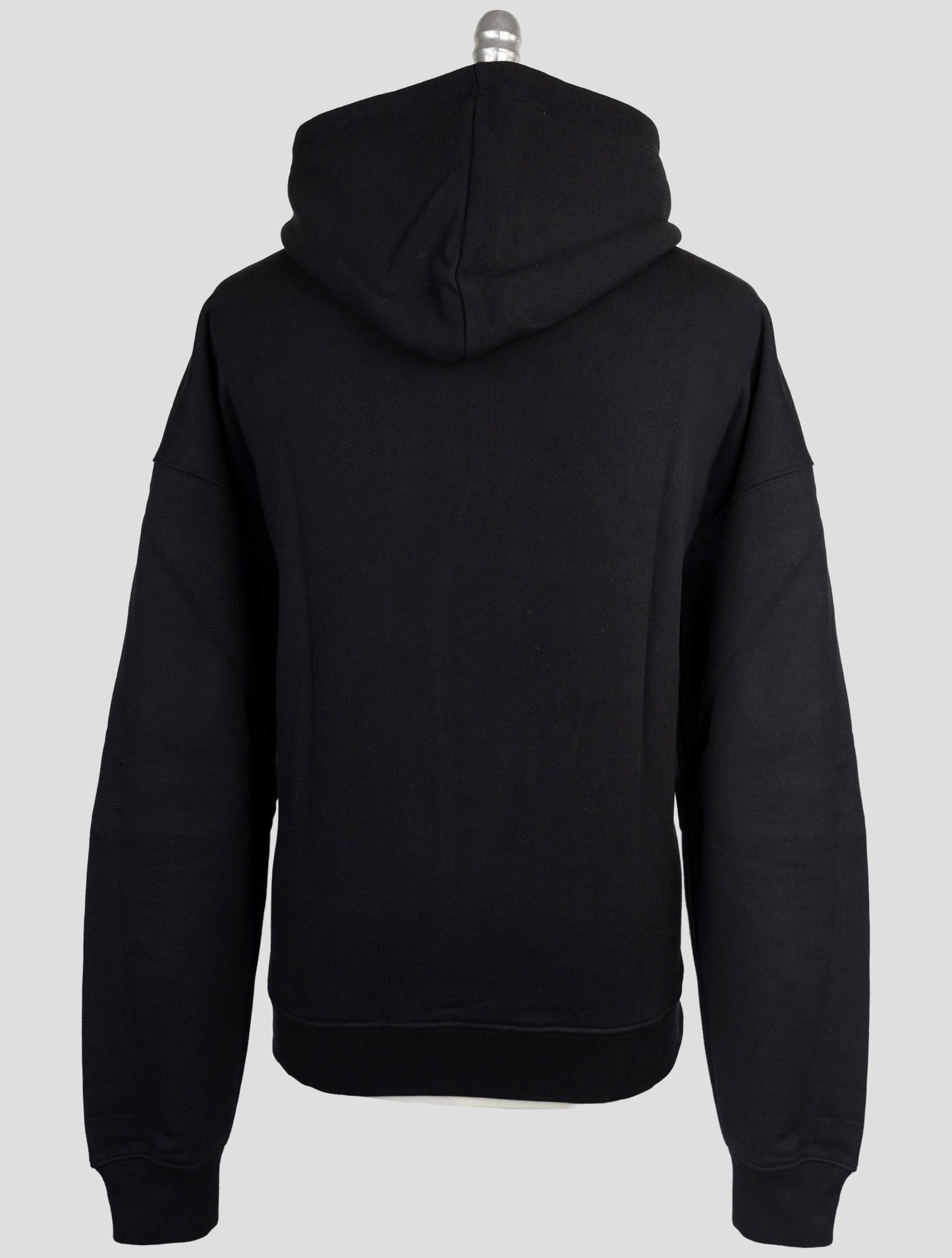 Kiton Knt Black Cotton Sweater Hoodie