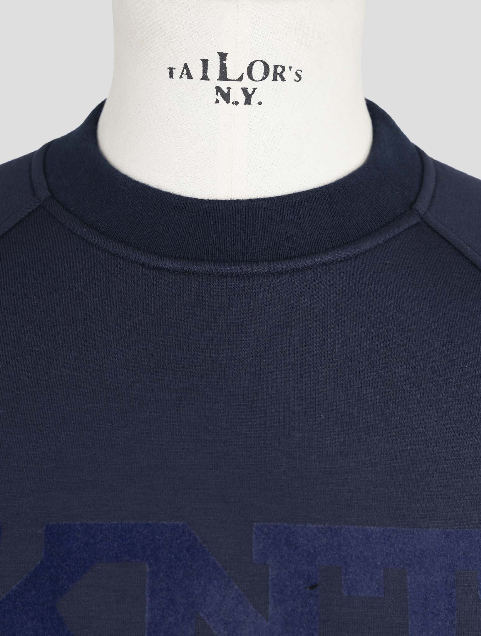 Kiton Knt Blue Viscose Ea Sweater Crewneck