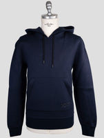 Kiton Knt Blue Viscose Ea Sweater Hoodie