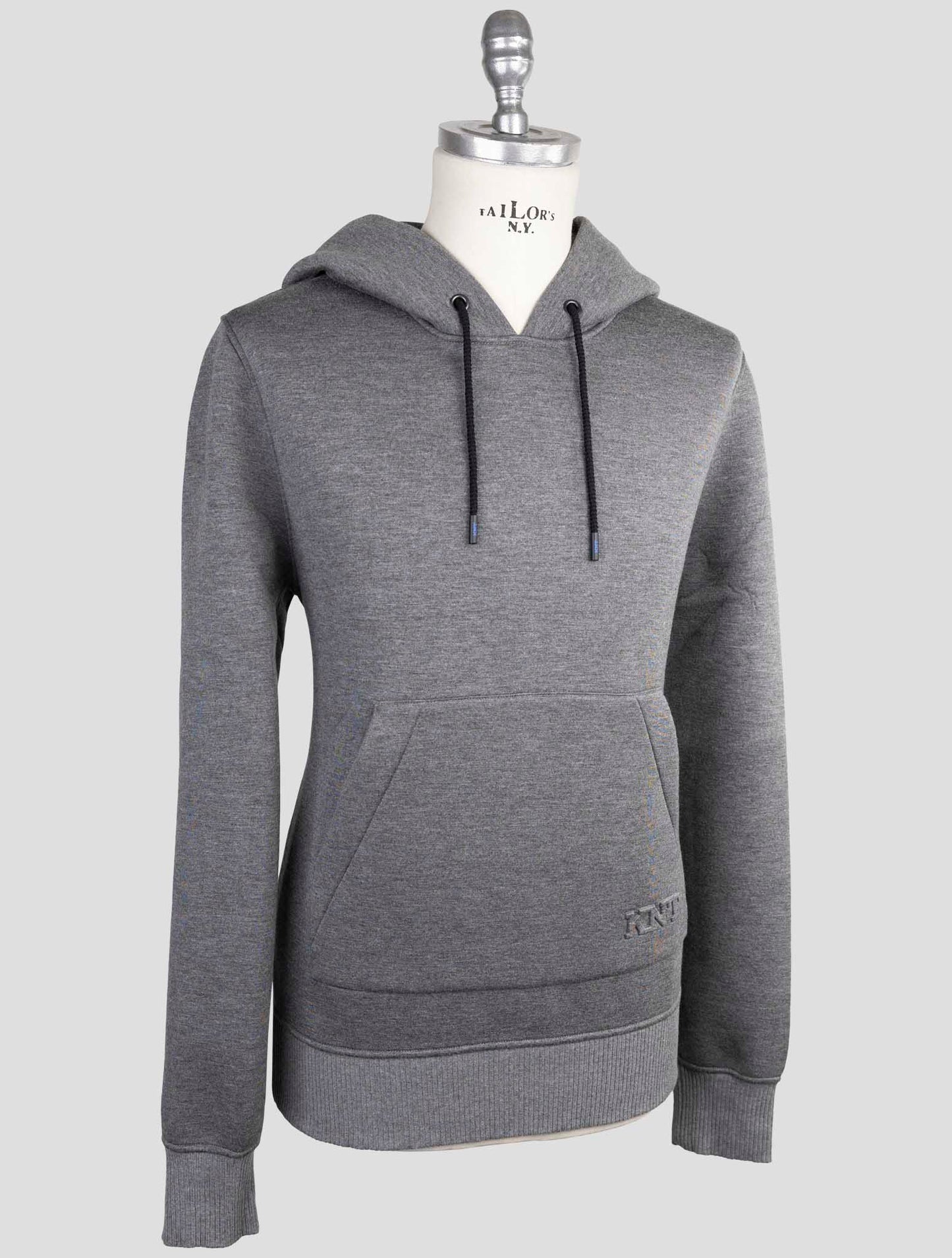Kiton Knt Gray Viscose Ea Sweater Crewneck