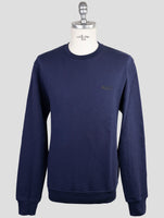 Kiton Knt Blue Cotton Sweater Crewneck