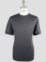 Kiton Knt Gray Cotton T-Shirt