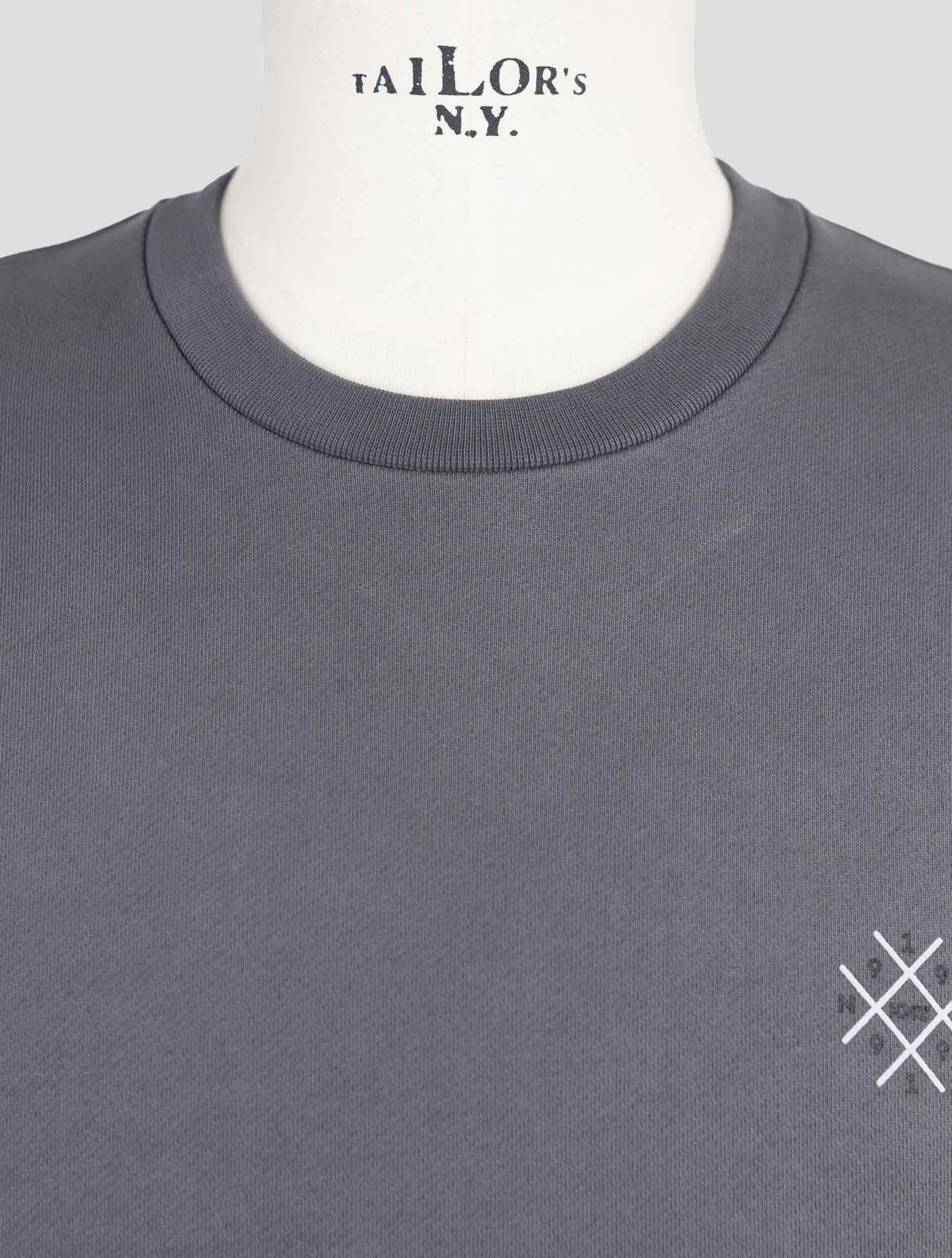 Kiton Knt Gray Cotton Sweater Crewneck
