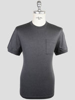 Kiton Knt Blue Cotton T-Shirt