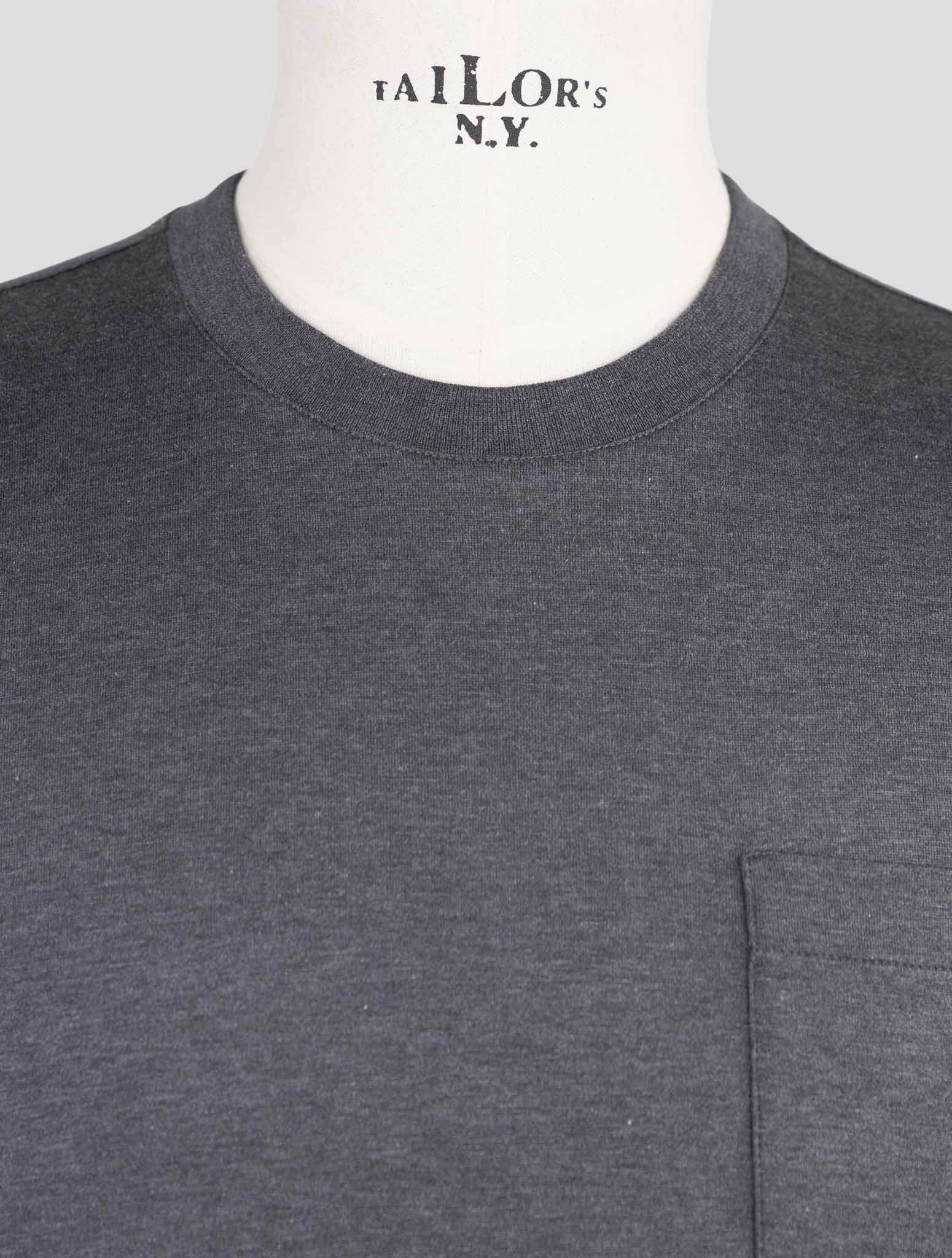 Kiton Knt Blue Cotton T-Shirt
