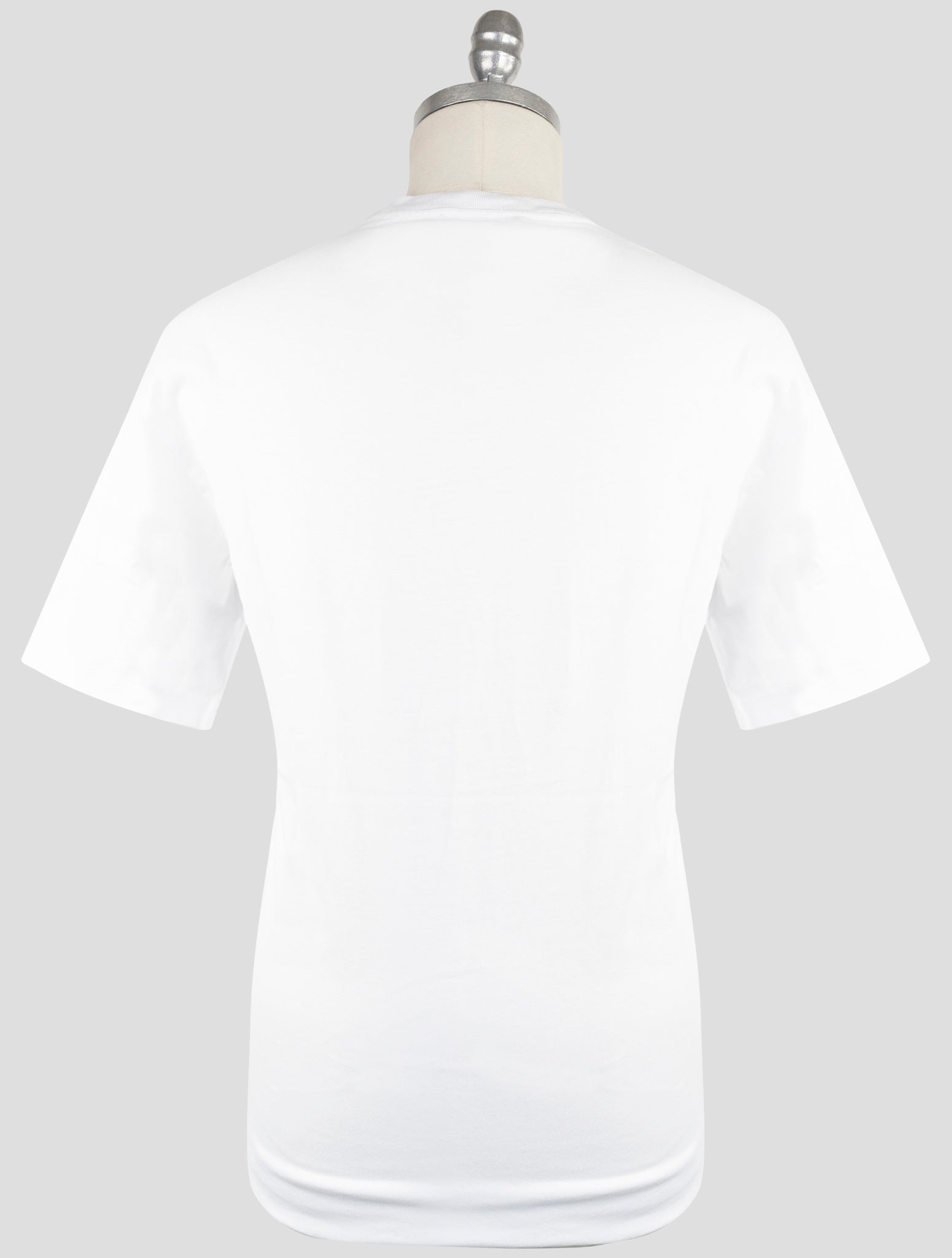 Kiton Knt White Cotton T-Shirt