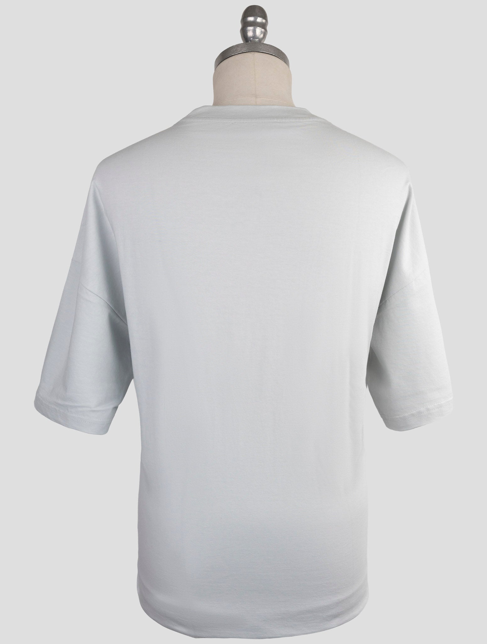 Kiton Knt Gray Cotton T-Shirt