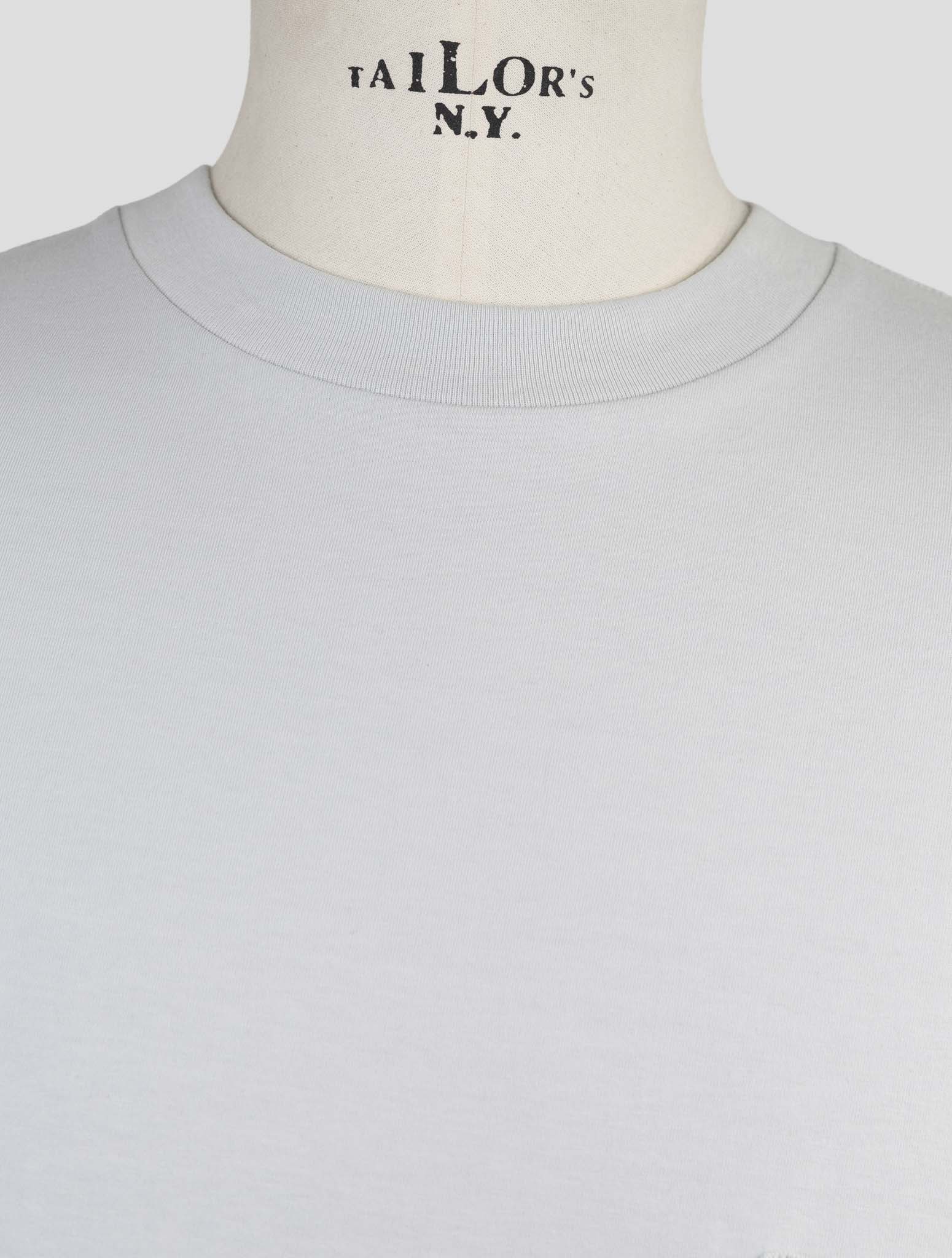 Kiton Knt Gray Cotton T-Shirt