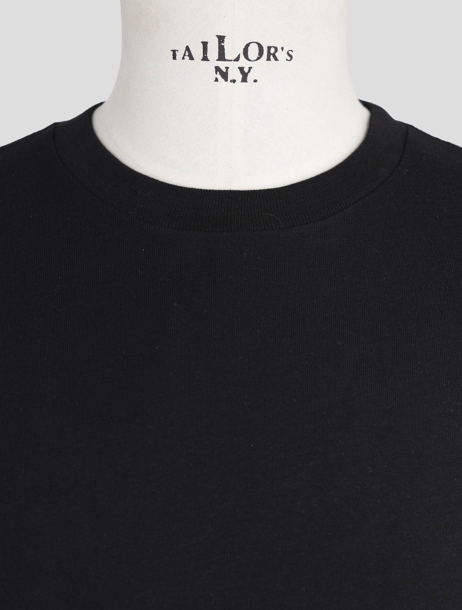 Kiton Knt Black Cotton T-Shirt