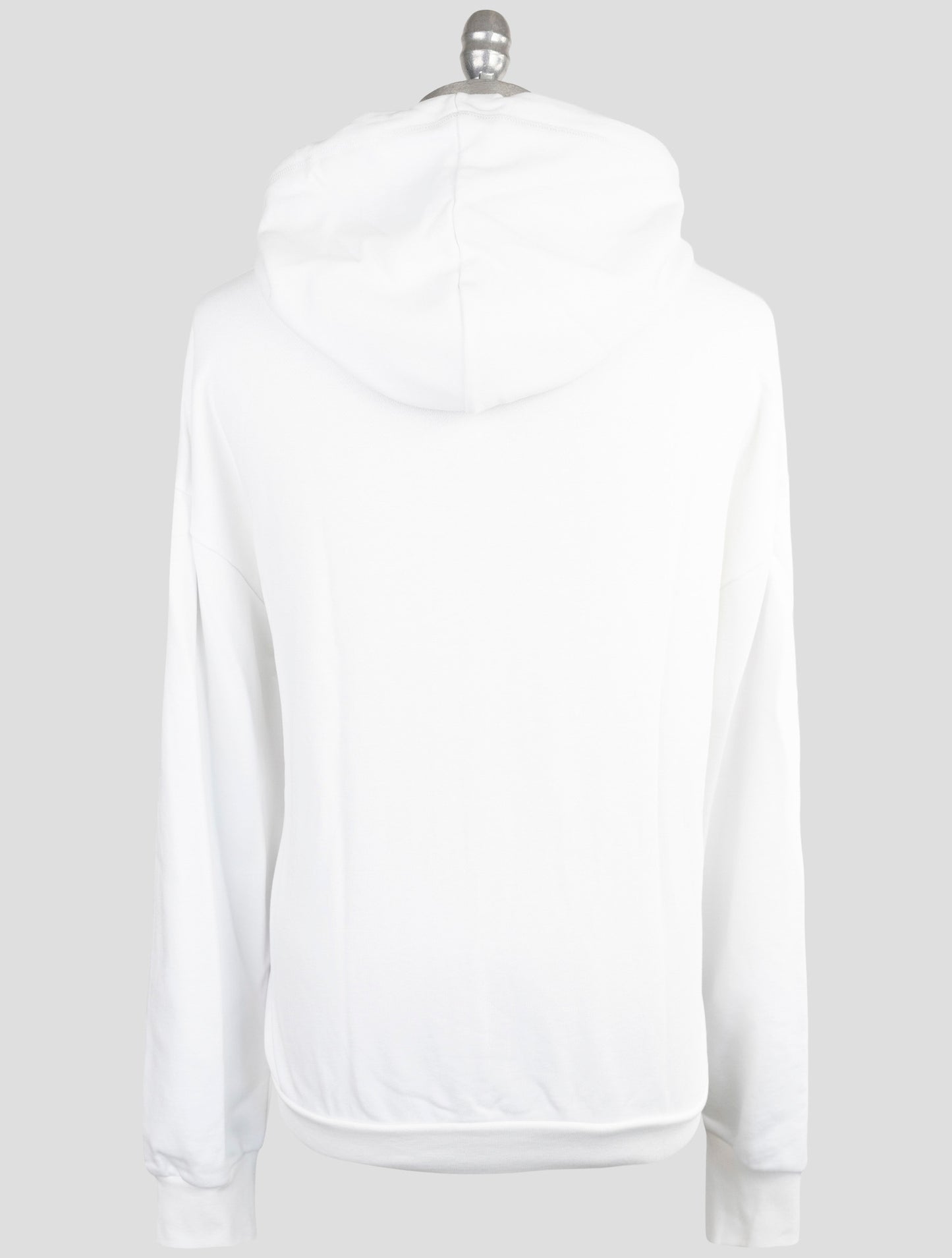 Kiton Knt White Cotton Sweater Hoodie
