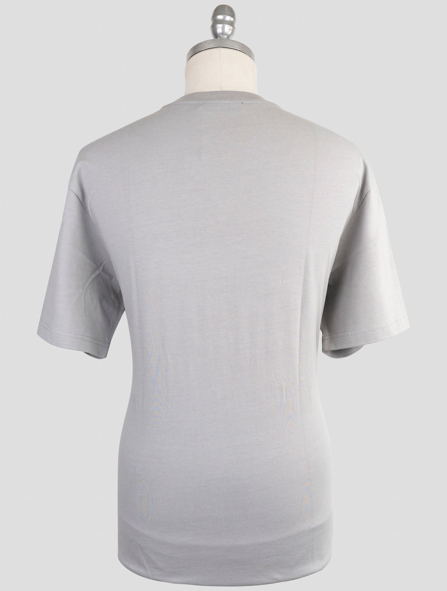 Kiton Knt Gray Cotton T-Shirt